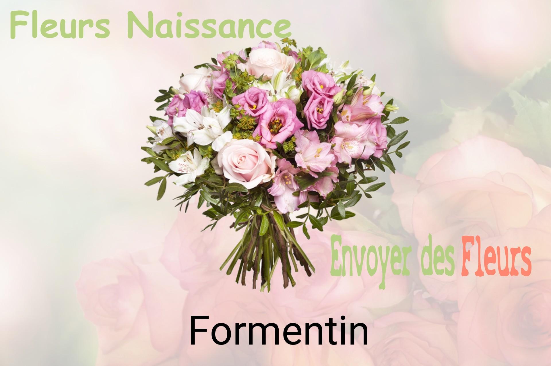 Bouquet de fleurs de naissance livré à Formentin